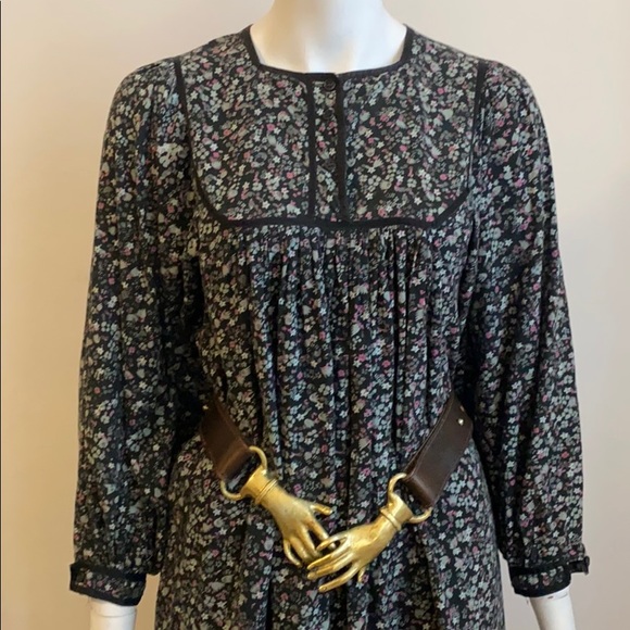 VNTG 70s Brass Belt Clasping Hands Georges Mailian - Picture 15 of 16